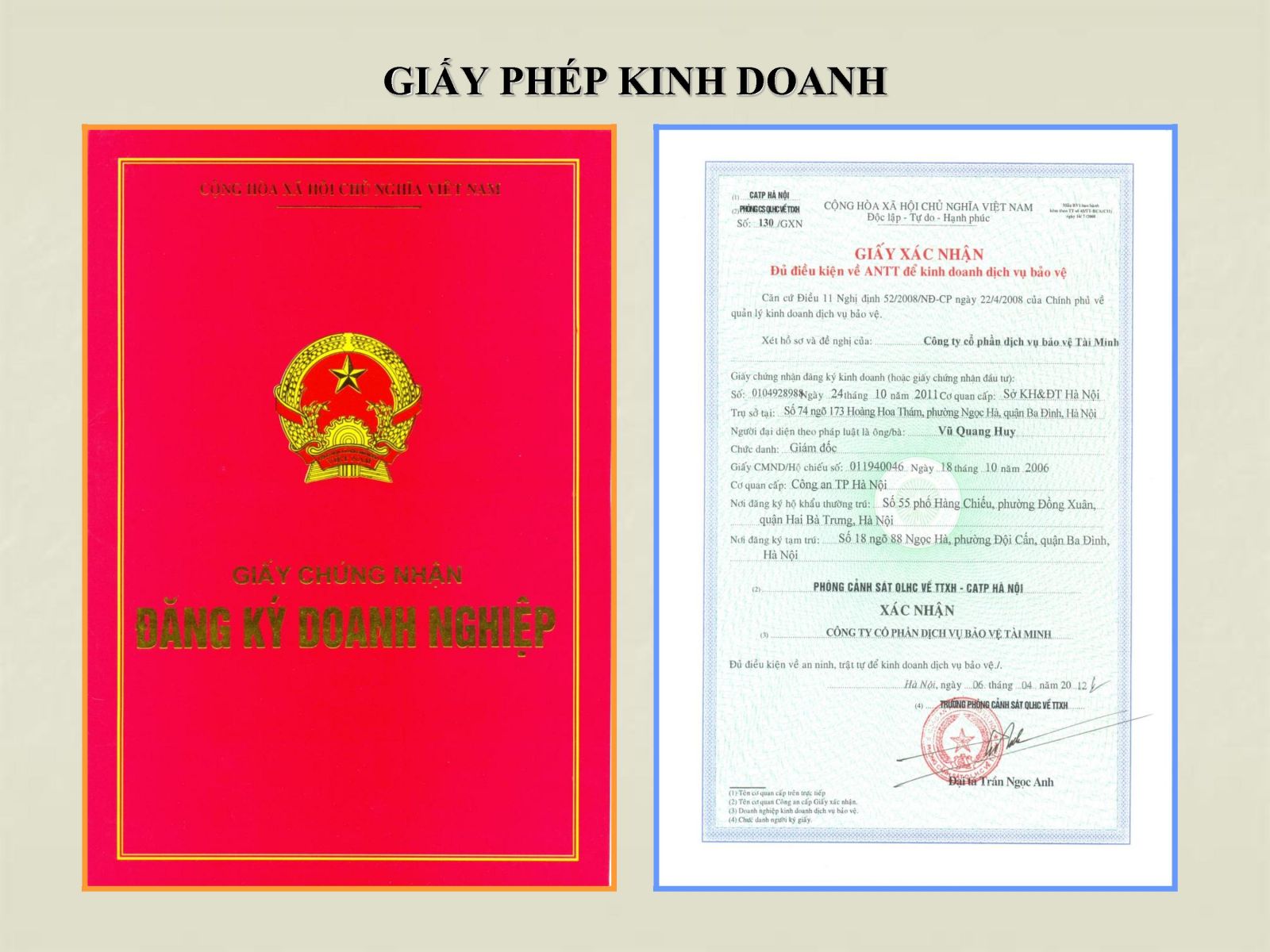 Giấy đăng ký mã số thuế mẫu mới