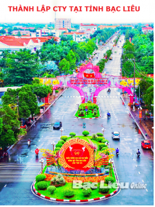 Dịch vụ thành lập công ty tại tỉnh Bạc Liêu