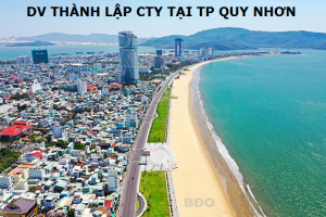 Dịch vụ thành lập công ty tại Quy Nhơn