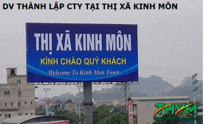 Dịch vụ thành lập công ty tại thị xã Kinh Môn